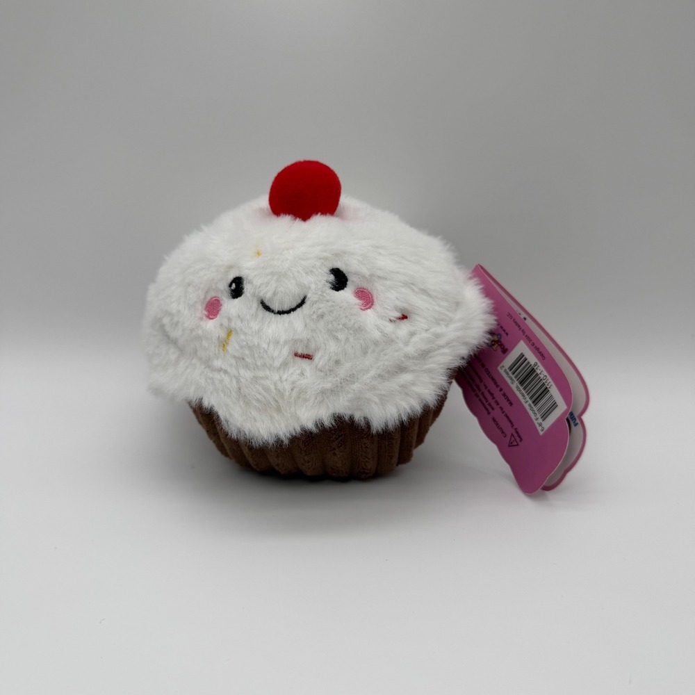 Toy Factory Foodie Friends Series 2 Cupcake Plush Brown White 5 inch NWT